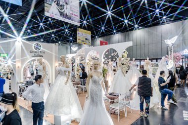 Bangkok, Tayland - 27 Haziran 2025: Bitec Bangna 'da düzenlenen Tayland Sağlık, Seyahat, Moda ve Turizm Sergisi.