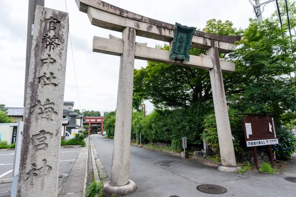 日本京都 2023年6月12日 Umenomiya Taisha圣地 Ukyo Ku的神道神龛 — 图库照片