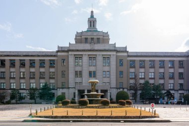 Shiga Eyaleti, Japonya - Mar 12024: Shiga İl Başkanlığı Ana Binası.