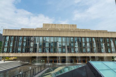 Montreal, Quebec, Kanada - 9 Ağustos 2021: Place des Arts Theater Maisonneuve.