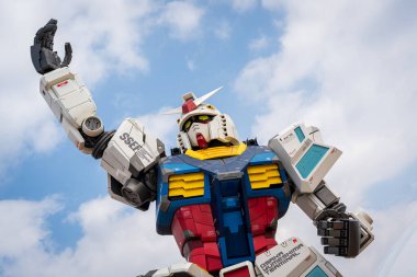Osaka, Japonya - 16 Nisan 2025: GUNDAM NEXT PAVILION, Dünya Fuarı 2025.