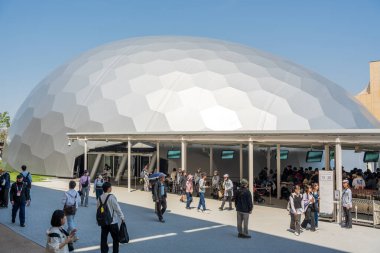 Osaka, Japonya - 30 Nisan 2025: Osaka Kansai Fuarı 'nda 