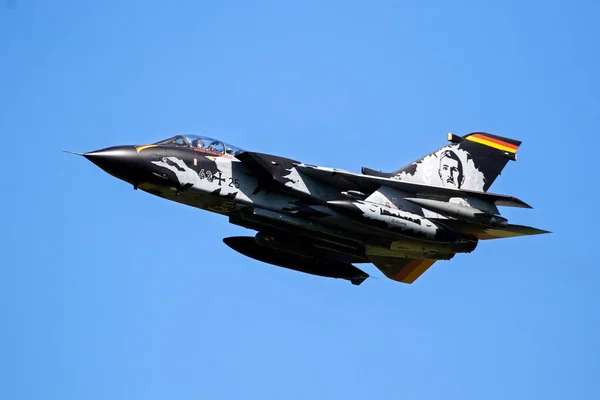 Specjalnie Pomalowany Niemiecki Samolot Myśliwski Panavia Tornado Ids Eskadry Tlg — Zdjęcie stockowe