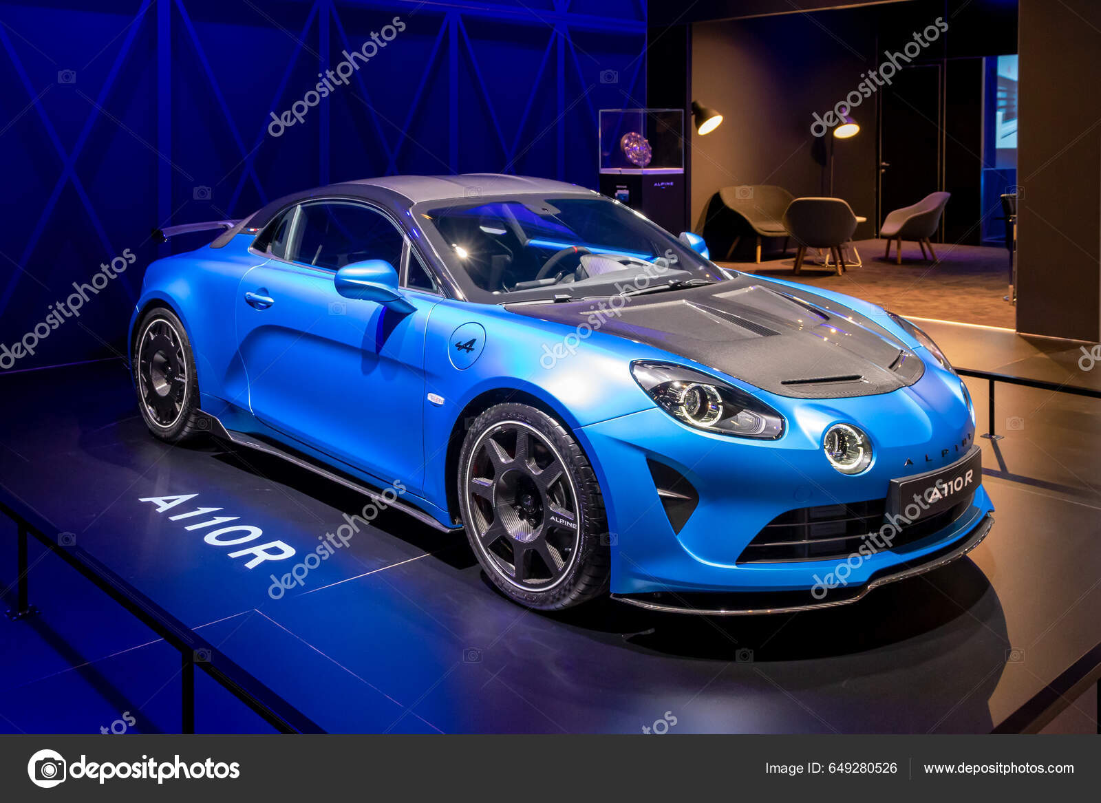 Alpine A110 Fernando Alonso Edition Sports Car Showcased Brussels