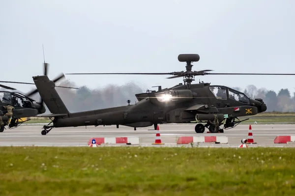 Army Boeing 64E Apache Guardian Helikopter Ataku Longbow Cav Fort Zdjęcie Stockowe