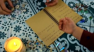 Numerolojinin doğum tarihine ilişkin kehaneti. Seçici odaklanma. İnsanlar.