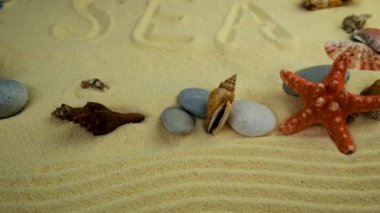 Kum kaplıcası kavramına sahip. Seçici odaklanma. Doğa.