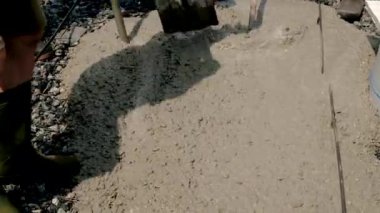 Beton dökme, beton çalışmalar, monolit Seçici Doğa