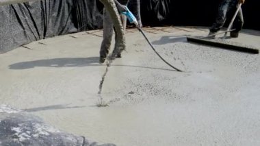 Beton dökme, beton çalışmalar, monolit Seçici Doğa