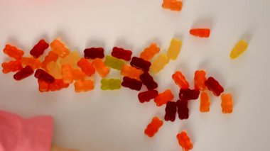 Jöleli çocuk. Seçici odaklanma. çocuk.