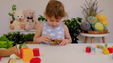 Reçelli çocuk. Seçici odaklanma. çocuk.