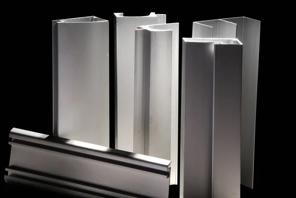 Profil Aluminiowy Okien Drzwi Łazienki — Zdjęcie stockowe