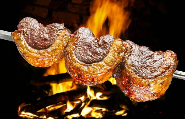 Picanha Corte Tradicional Carne Brasileira — Fotografia de Stock