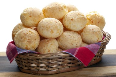 Cheese bread basket, Brazilian snack
