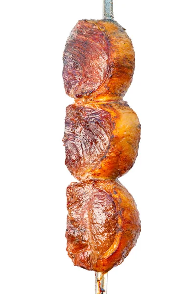 Picanha Geroosterd Houtskool Barbecue — Stockfoto