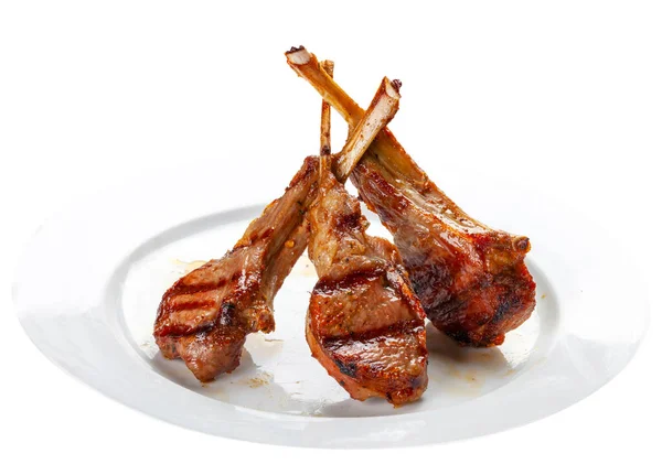 Rack Lamb Food — Stock Photo, Image