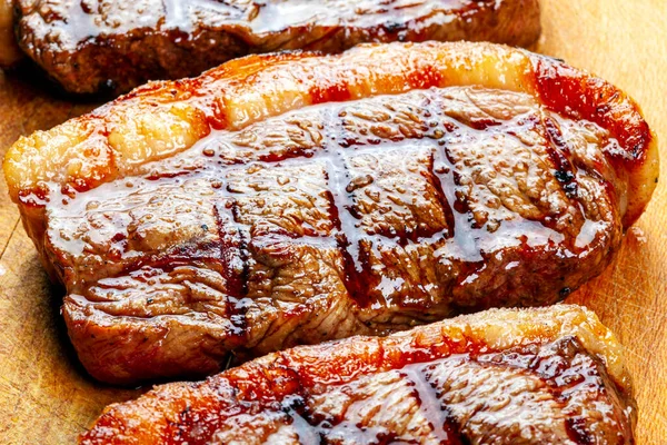 Picanha Geroosterd Houtskool Barbecue — Stockfoto