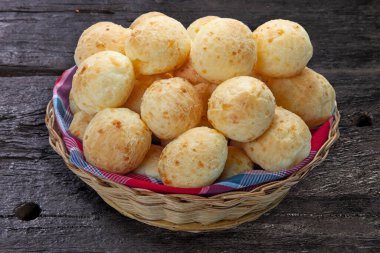 Cheese bread basket, Brazilian snack