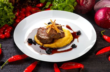 Fileto mignon ile püre