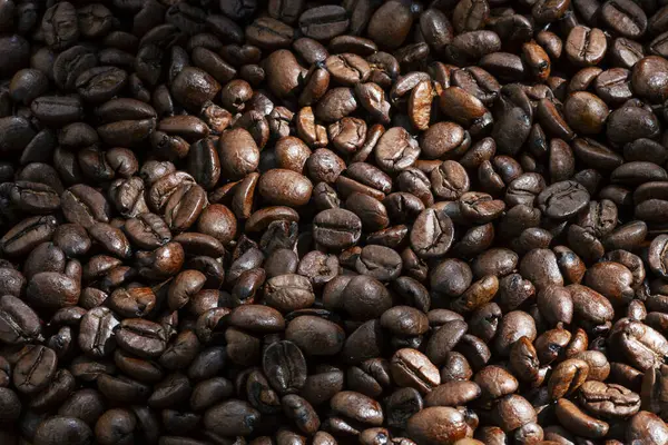 咖啡豆背景质感 免版税图库图片