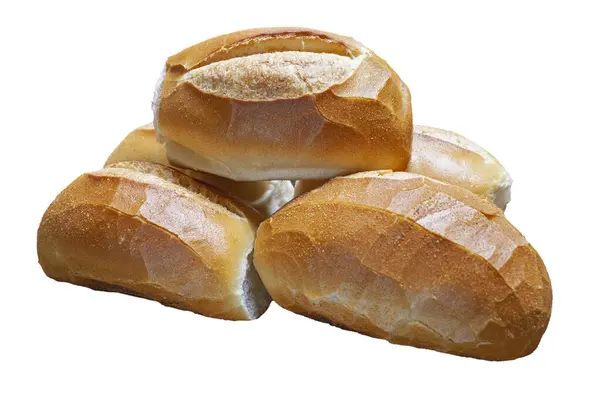 Pao Frances Традиционный Бразильский Хлеб Стоковая Картинка