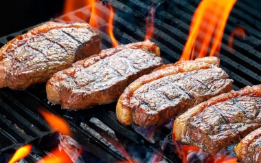 Biftek lokantasında biftek, dilimlenmiş Picanha.