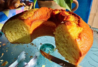 Ev yapımı çiftlik pastası, havuçlu kek.