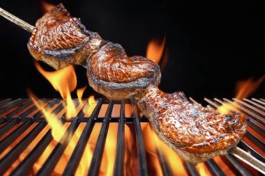 Biftek lokantasında biftek, dilimlenmiş Picanha.