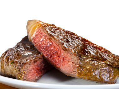 Biftek lokantasında biftek, dilimlenmiş Picanha.