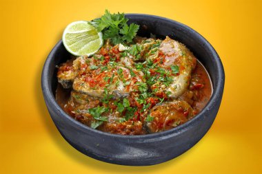 Moqueca, balık güveci, Brezilya yemeği. 