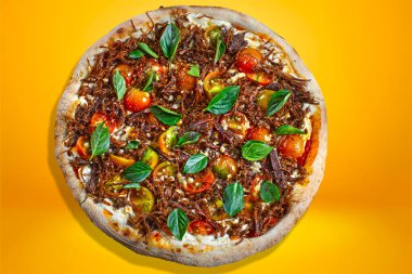 Kurutulmuş et pizza, kurutulmuş et.