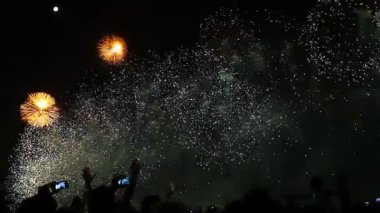 Copacabana sahilinde yeni yıl arifesi, Rio de Janeiro