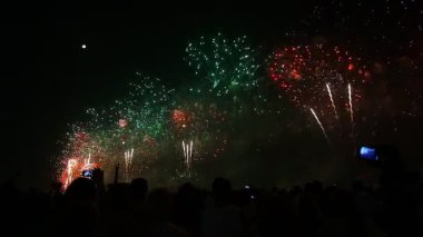 Copacabana sahilinde yeni yıl arifesi, Rio de Janeiro