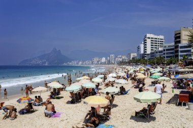 Ipanema, Rio de Janeiro, Brezilya: Ipanema Sahili Rio de Janeiro 'nun en önemli turistik yerlerinden biridir..
