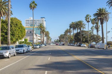 Los Angeles, California 04.10.2016 Okyanus Bulvarı Düzenleme Simdi