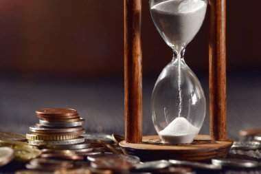 Yatırımları finanse etmek için geçen zaman kavramı olarak kum saati telif alanı ders alanı