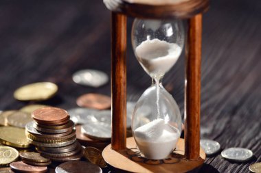 Yatırımları finanse etmek için geçen zaman kavramı olarak kum saati telif alanı ders alanı