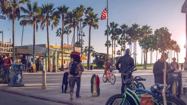 Los Angeles California Venice Beach Evening Edit Now — Stock Photo, Image