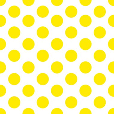 Sunny Yellow Polka Dot Deseni: Neşeli Minimalist Tasarım