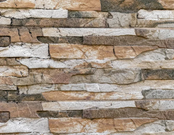 Hand Gesneden Stenen Muur Close Ruwe Textuur Patroon Achtergrond — Stockfoto