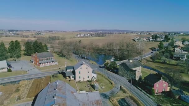 Ronks Pensilvanya Mayıs 2023 Bir Buharlı Lokomotifin Tarafından Görünümü Bir — Stok video