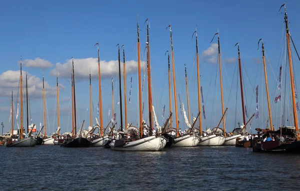 Volendam Netherlands September 2019 Historical Sailboats Historical Volendam Fishing Harbor — 스톡 사진