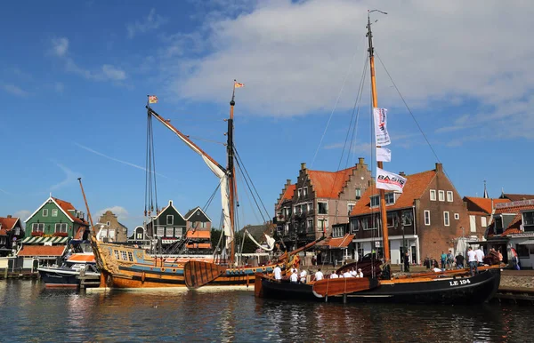 Volendam Netherlands September 2019 Historical Sailboats Historical Volendam Fishing Harbor — Stockfoto