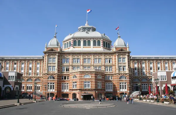 Famous Seaside Hotel Hague Stock Picture