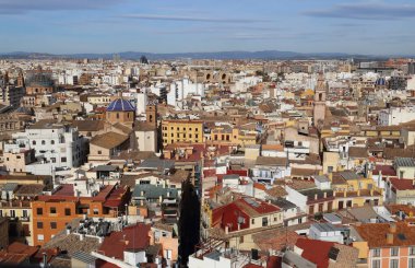 Şehir manzarası veya Valencia, İspanya manzarası