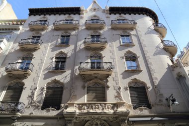 Valencia, İspanya 'da anıtsal 19. yüzyıl binası