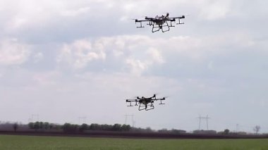 Drone Sprey tarafından ekin koruması; İHA kullanarak yabani otlara karşı mahsul serpiştirme