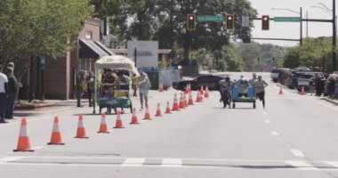 Lawrenceville, GA / USA 22 Nisan 2023: Aile Sözü Yatak Yarışı kapsamında, 22 Nisan 2023 tarihinde Lawrenceville, GA.