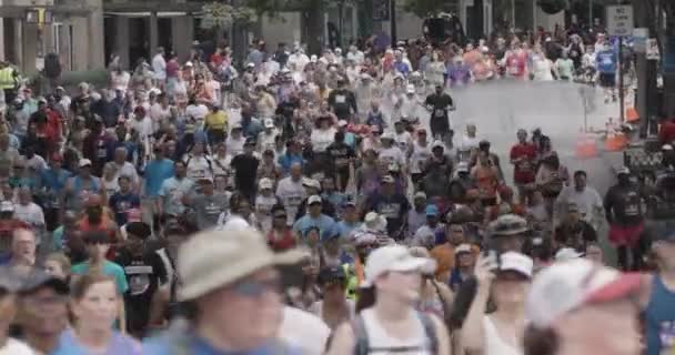 Atlanta Usa Julho 2023 Telephoto Shot Mostra Uma Enorme Multidão — Vídeo de Stock