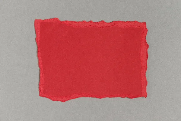 Fondo Papel Cartón Gris Rojo Textura Marco Completo — Foto de Stock